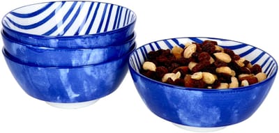 Set van 4 kommen 14cm gestreept Seaside - Ritzenhoff 270259