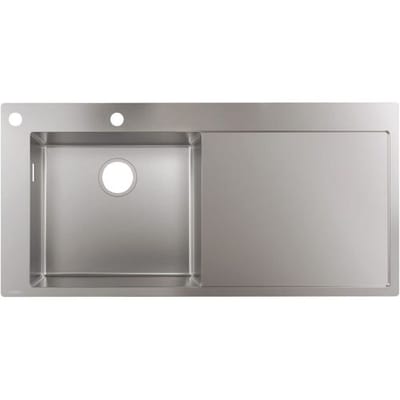 Hansgrohe S718-F450 built-in sink 450 with drainer, 43332800
