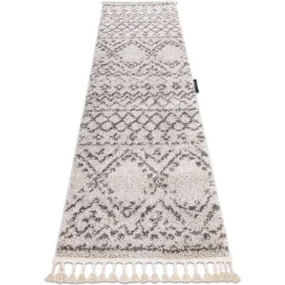 Kleden Rugsx Tapijt, Vloerbekleding BERBER RABAT crème - voor 70x300 cm