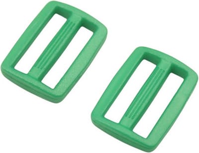 Plastic gesp - 23 millimeter - 10 Stuks - paracord armband - paracord armband survival - Groen