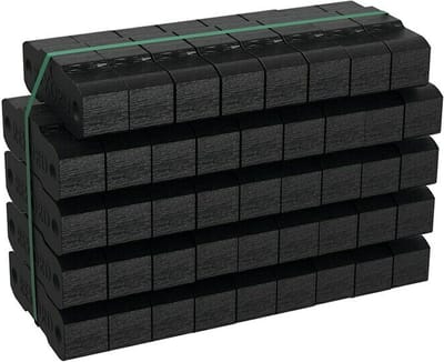 Bruinkoolbriket 25 kg REKORD- briketten - brandhout-briketten geperst - 25 kg - 44briketten.