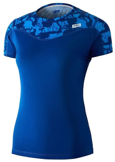 42k Running Ares T-shirt Met Korte Mouwen Blauw XL Vrouw
