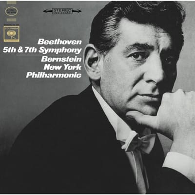 CD LUDWIG VAN BEETHOVEN - LEONARD BERN - 5e & 7e Symfonie 88697688812 Sony Classical 2010 Europa Klassiek Gebruikt gray
