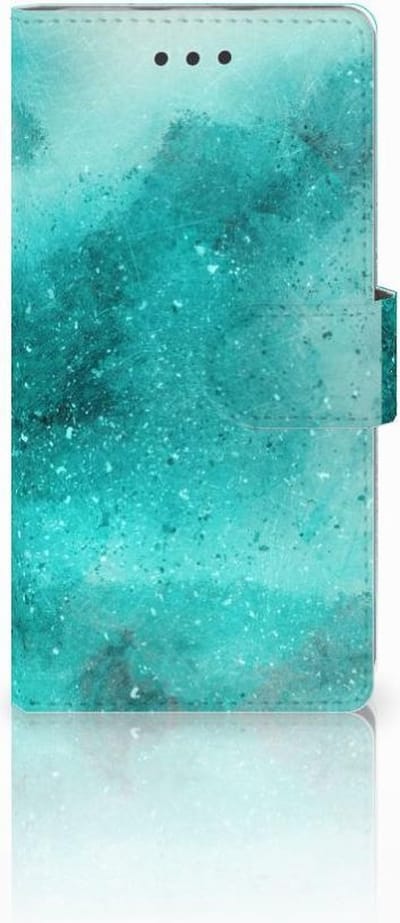 Hoesje Huawei Ascend P8 Lite Painting Blue