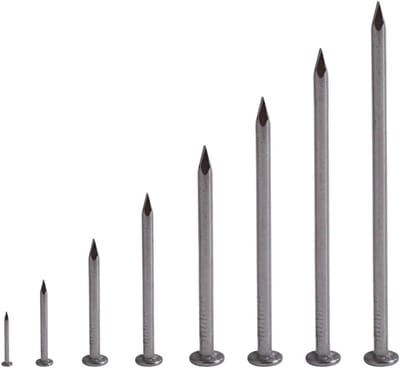 IJzerwaren Spijkers - Roestvrij Staal - Klus Projecten - 417 Stuks - 0.5-6 Inch