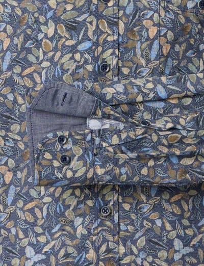 casual overhemd Casa Moda Casual Fit donkerblauw