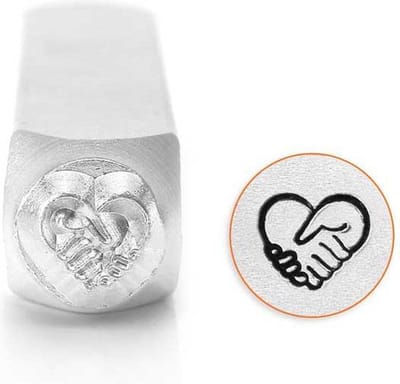 Slagstempel Hart (handen) | Hoogte 6mm