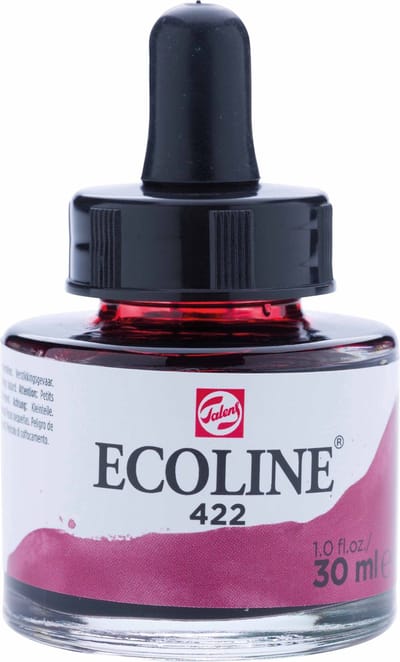 Waterverf ecoline roodbruin 30ml | Talens