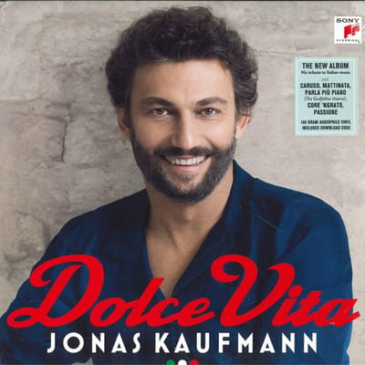 LP Plaat JONAS KAUFMANN - Dolce Vita 88875183631 Sony Classical 2016 Europa Klassiek gray