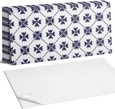 Coloray Plaktegels - Stijlvol geometrisch patroon Zelfklevende Wandtegels - 40 cm x 20 cm - Marine Plaktegels - 10 stuks - Rechthoek PVC Tegels - Plaktegels Badkamer - Vloertegels Zelfklevend - Vinyl Tegels Zelfklevend - Portugese Tegels