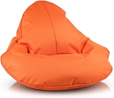 Zitzak Kikker - Zitkussen Peer - Ontspannen Lezen - Ergonomisch Design - 120 x 80 cm - Oranje