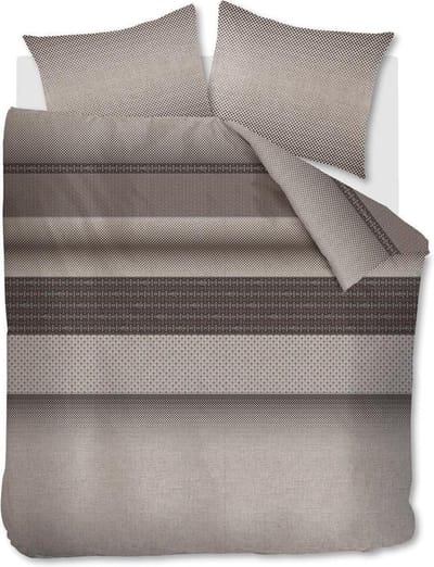 Riviera Maison Retrograde dekbedovertrek - Tweepersoons - 200x200/220 - Bruin