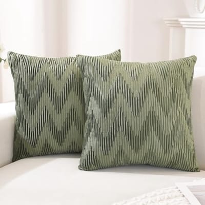 PromoHome Fluweel Kussenhoezen 50x50 cm Set van 2 – Zachte Velvet Sierkussenslopen met Onzichtbare Rits – Luxe Decoratieve Kussens voor Bank, Woonkamer en Slaapkamer