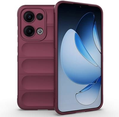Coverup Hoesje - Geschikt voor OPPO Reno13 5G Hoesje - Coverup Hands-On Rugged Back Cover - Bordeaux
