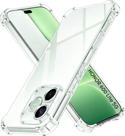 Hoesje geschikt voor Honor 600 Lite 5G backcover Shockproof siliconen Transparant