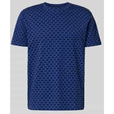 Regular fit t-shirt met all-over print