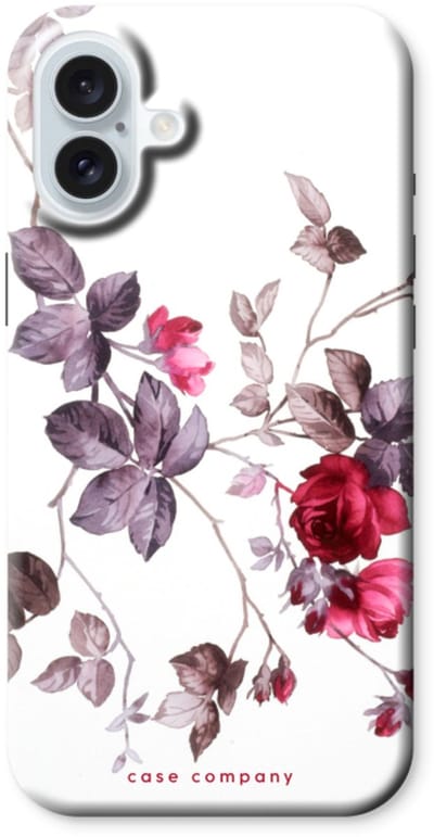 Case Company® - Hoesje geschikt voor iPhone 16 Plus hoesje - Mooie bloemen - Tough Case - Maximale Bescherming alle Kanten en Schermrand