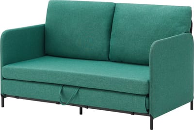 Slaapbank 2-zitsbank 78x125x67 cm groen