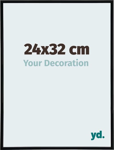 Your Decoration - Fotolijst 24x32 cm - Kunststof - Zwart Mat - Annecy