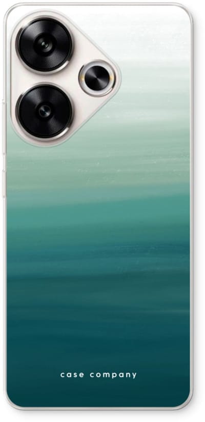Case Company® - Hoesje geschikt voor Xiaomi Poco F6 hoesje - Ocean - Soft Cover Telefoonhoesje - Bescherming aan alle Kanten en Schermrand