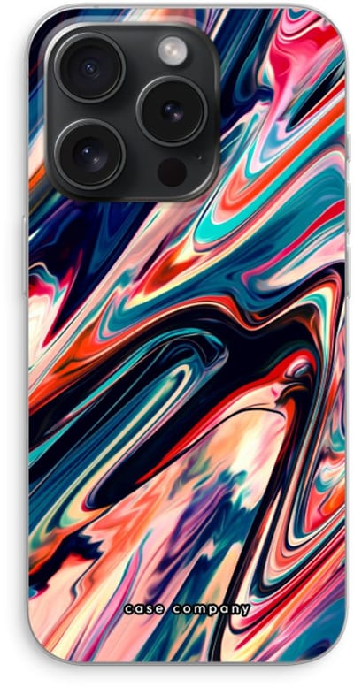 Case Company® - Hoesje geschikt voor iPhone 15 Pro hoesje - Quantum Being - Soft Cover Telefoonhoesje - Bescherming aan alle Kanten en Schermrand