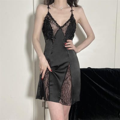 Sexy Geborduurde Bruidsjapon, Pyjama's, Pyjama's, Zomer Damespyjama's, Kant Rayon Badjassen, Casual Huisjurken XL gray