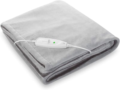 AHD® Elektrische deken 2 persoons - Elektrische deken - Deken - Grijs- 20cm x 39cm x 42cm