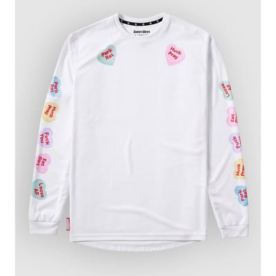 Loose Riders Candy Hearts Long Sleeve Jersey wit