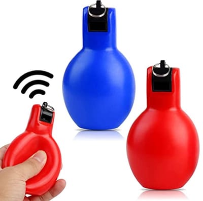 Fluitjes Set - 2 Stuks Rood en Blauw - Handfluitjes voor Sport, Gym en Trainingsdoeleinden