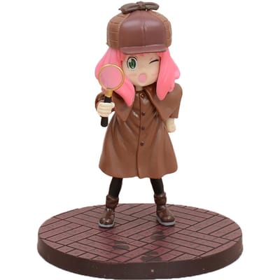 SPY×FAMILY Figuur Anime Schattig Kawaii Figuur Speelgoed Pop Auto Bureau Decoratie Voor Kinderen Volwassenen Fans Meisjes Verjaardagscadeaus brown