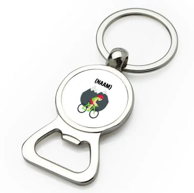 Akyol - mountainbike met eigen naam flesopener - Sport - mountainbiker - sport - 9 bij 3 cm