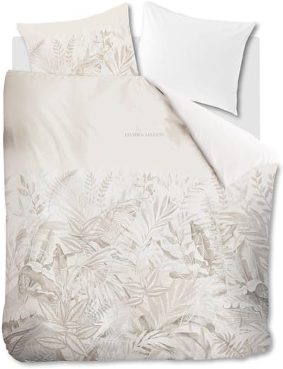 Riviera Maison Soft Shades dekbedovertrek - Tweepersoons - 200x200/220 - Naturel
