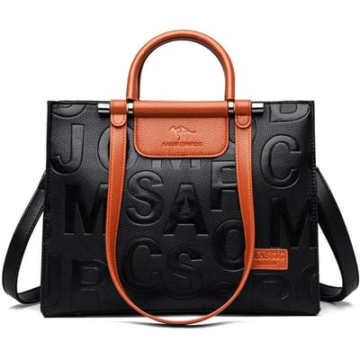 Herfst- en Winter Dames Tassen  Grote Capaciteit Crossbody Tassen  Nieuwe Populaire Tassen  Letters  Eénschouder Draagbaar Mode brown