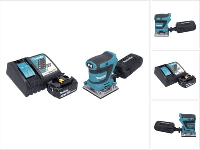 Makita DBO 484 RT1 accu-excentrische schuurmachine 18 V 112 x 102 mm + 1x accu 5,0 Ah + oplader