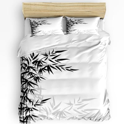 Bamboe Huis Decor Beddengoed Collectie Dekbed Dekbedovertrek Kussenslopen Bamboe Patroon In Traditioneel Chi Beddengoedhoes Dubbel Bed Collectie EU single(135x200cm)