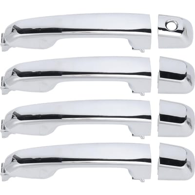 4 stuks Exterieur Chroom Deurklink 69211?60090 Voor Achter Links Rechts Buitendeurklink Set voor white