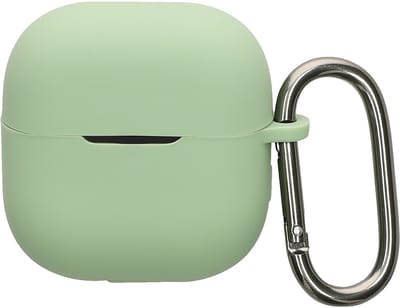 kwmobile cover voor oordopjes case - geschikt voor Huawei FreeClip 2 - Trendy beschermhoes draadloze oordopjes in matcha groen