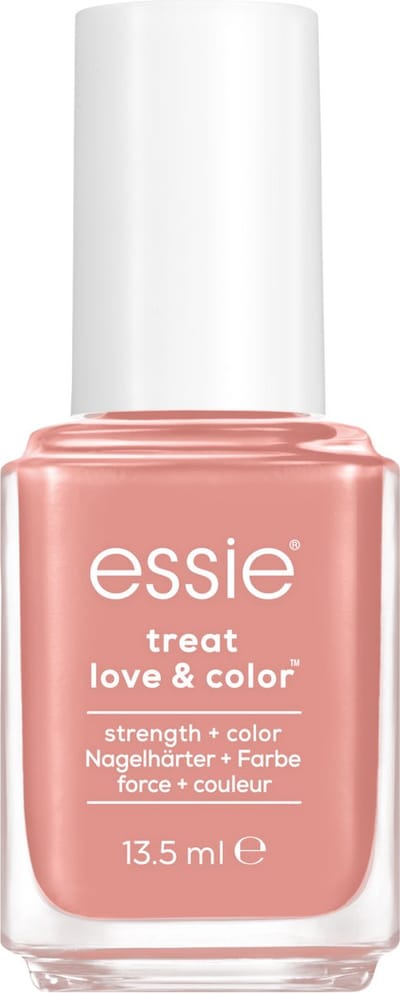 essie - TREAT LOVE & COLOR™ - 163 final stretch - nude - nagelverharder met calcium & camellia-extract - 13,5 ml