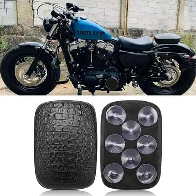 Motorfiets Sozius Zitkussen - Passagiersstoel Motor - Comfortabel Rijden - 8 Zuignappen Bevestiging - 27 x 18 x 6 cm