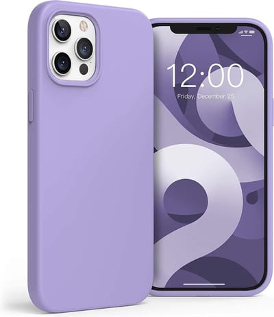 HB Hoesje Geschikt voor Apple iPhone 12 Pro Max - Paars - Siliconen Back Cover