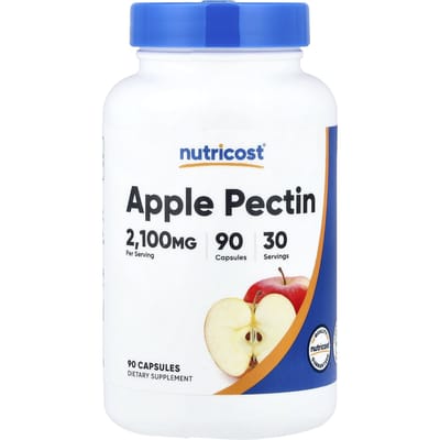 Nutricost, appelpectine, 90 capsules (700 mg per capsule)
