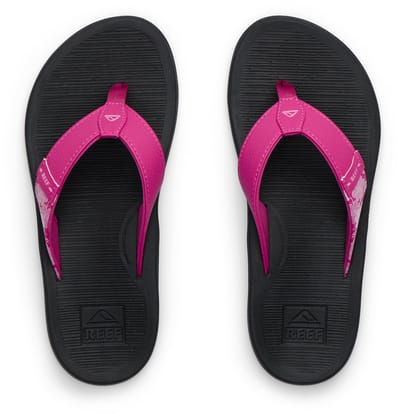 REEF SANTA ANA Dames Slippers - Rood - Zwart
