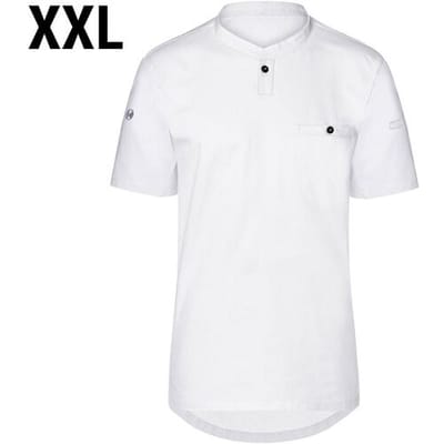 (6 stuks) KARLOWSKY Korte Mouw Heren Werkshirt Performance - Wit - maat: XXL