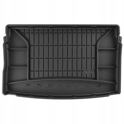 FROGUM Kofferbakmat - Rubber - Geschikt voor SEAT IBIZA V (vanaf 2017) - Hatchback - Hoge laadvloer - Organizer functie - Zwart
