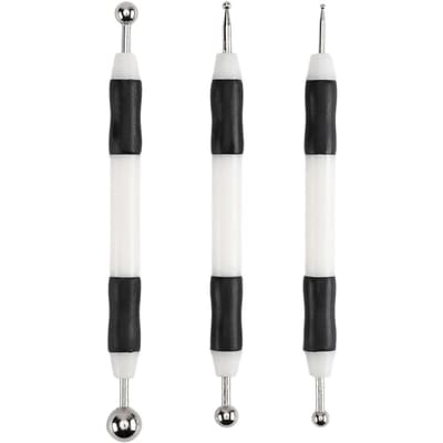 Metalen Bolvormige Beitels 3 Stuks | Vaessen Creative