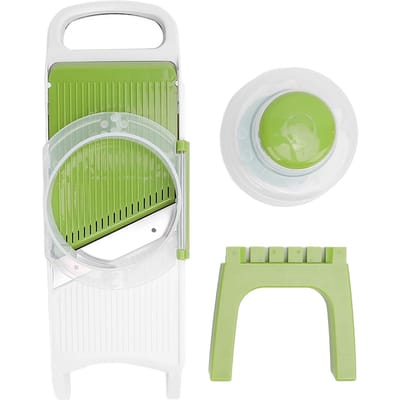 Aardappelsnijder Groen Multifunctioneel Zeer Efficiënt Veilig Julienne Rasp voor Aardappelchips green