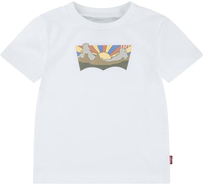 Levi´s ® Kids Seasonal Batwing T-shirt Met Korte Mouwen Wit 36 Months Jongen