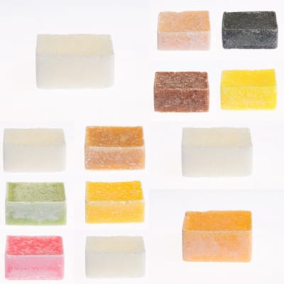 Set met 7 verschillende geurblokjes | amberblokjes uit Marokko