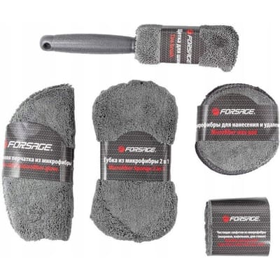 Forsage F-JB9CCS Serie - Autowas Accessoireset - 9 Delig - Microvezel - Professioneel