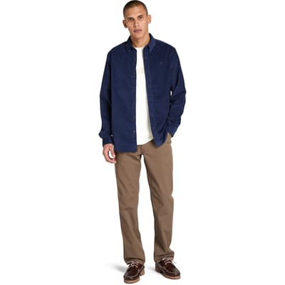 Timberland Corduroy Shirt Peacoat Taglia: L | Camicie Casual Outlet | Uomo
